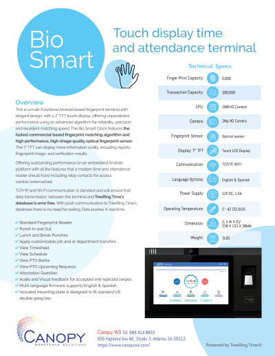 Bio Smart Canopy - All in one system | TreeRing Workforce Solutions