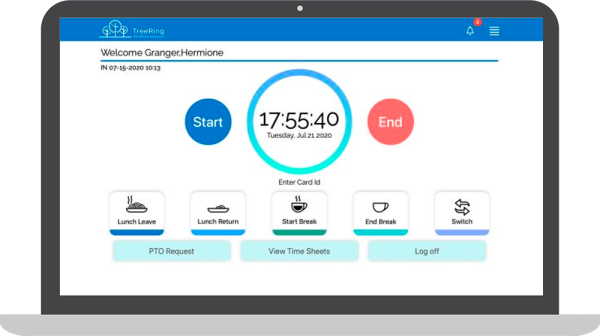Web Time Clock - All in one system | TreeRing Workforce Solutions